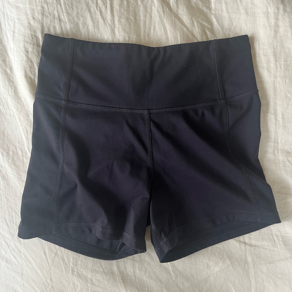 Spandex Shorts with Pockets